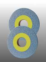 NARZEDZIA SCIERNE O SPOIWIE CERAMICZNYM ŚCIERNICE SERII BLUE- ŚCIERNICE CERAMICZNE DO STALI NARZĘDZIOWYCH 50-64 Hrc (GRINDING WHEELS BLUE - VITRIFIED WHEELS FOR TOOL STEELS 50-64 Hrc) Ściernice BLUE