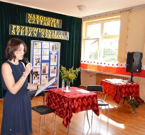 Narodowe czytanie Narodowe czytanie w Szkole Podstawowej w Jamach Narodowe czytanie jest ogólnopolską akcją społeczną propagującą znajomość literatury narodowej, nad którą patronat honorowy sprawuje