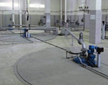 20 mm mała powierzchnia zabudowy możliwa opcja z łapaczem tłuszczu wielkość przepływu do 140 l/s Para piaskowników HUBER Circular Grit Trap HRSF HUBER Piaskownik radialny VORMAX HUBER Piaskownik