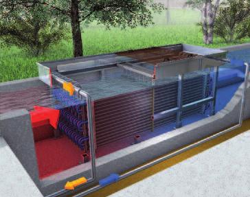 Wykorzystanie ścieków do ogrzewania i chłodzenia HUBER Heat Exchanger Wymiennik ciepła RoWin B WASTE WATER Solutions HUBER Heat Exchanger Wymiennik ciepła RoWin B może być zainstalowany bezpośrednio