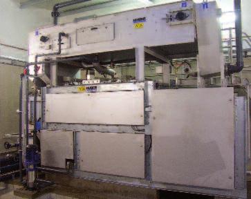 Mechaniczna przeróbka osadów HUBER Bogenpress Prasa Taśmowa B-PRESS Prasa taśmowa dla przepływów do 1000 kg sm /h trzy wielkości do wyboru uniwersalna prasa do osadów wysoka