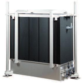 WASTE WATER Solutions Technika membranowa / MBR / Odzysk wody HUBER Filtr membranowy Membrane Filtration BioMem HUBER Membrane Filtration BioMem Rozwiązanie dla 3000 RLM Może być specjalnie