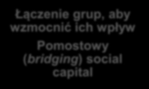 społeczny Łączenie grup, aby wzmocnić