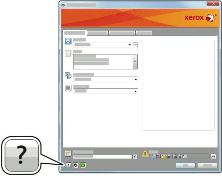 Drukowanie Wybór opcji drukowania Opcje drukowania (nazywane również opcjami oprogramowania sterownika drukarki) można określić w oknie właściwości druku systemu Windows, a także w oknie Xerox