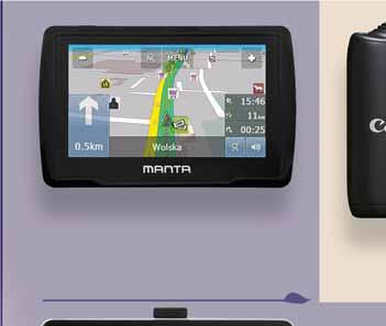 159. MANTA 00 GPS 460 wyświetlacz: 229 TFT 4,3 (480 x 272) procesor MStar 550 MHz