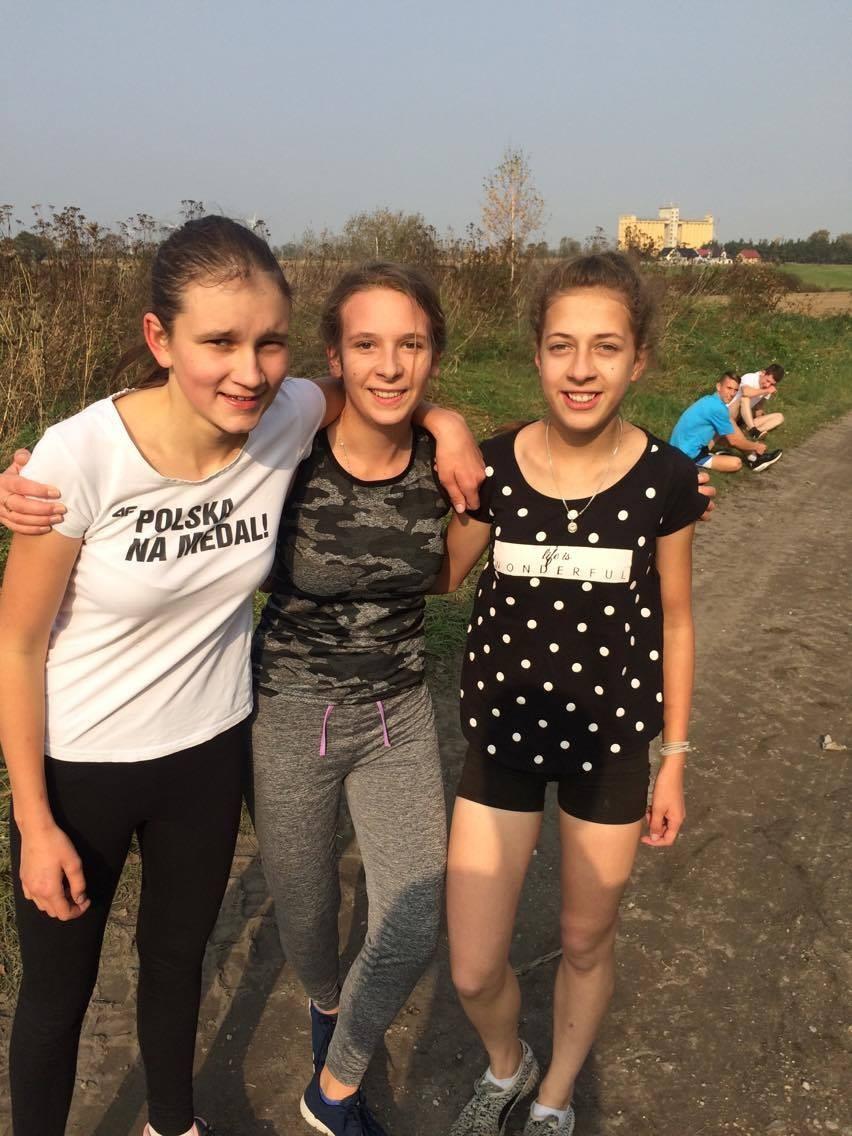 Wśród dziewcząt pierwsza na mecie pokazała się Kamila