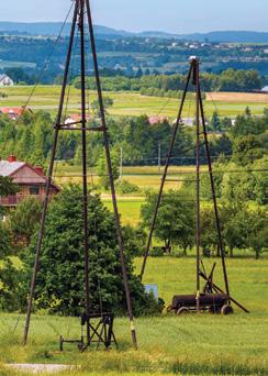W skansenie na Magdalenie w Gorlicach jest odtworzona kopanka Ćwiartka sprzed 1880 r.