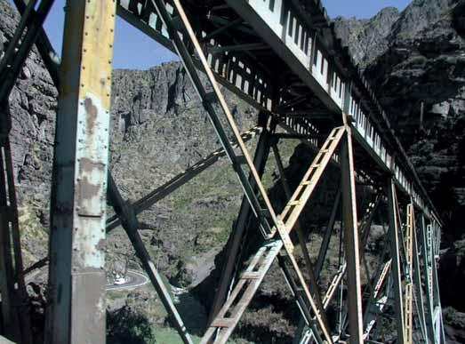 Pierwszy odcinek linii kolejowej na odcinku Callao Chicla, liczący 141 km, oddano do użytku w maju 1878 r.