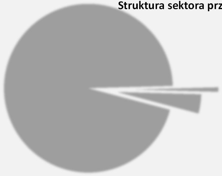 Mikro 29,4% Małe (bez mikro) 3,68% Całkowity udział MSP w sektorze przedsiębiorstw: