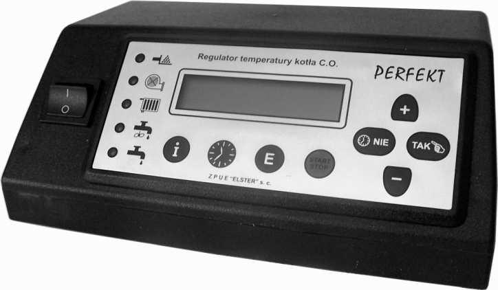 Z PODAJNIKIEM PERFEKT R INSTRUKCJA MONTAŻU I OBSŁUGI Perfekt jest regulatorem temperatury wody w kotle centralnego