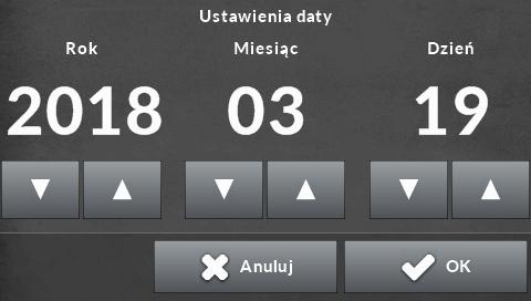 Plan pracy Użytkownik dzięki tej funkcji ustawia dobowy cykl aktywacji lub postoju pompy z dokładnością 30 minut.