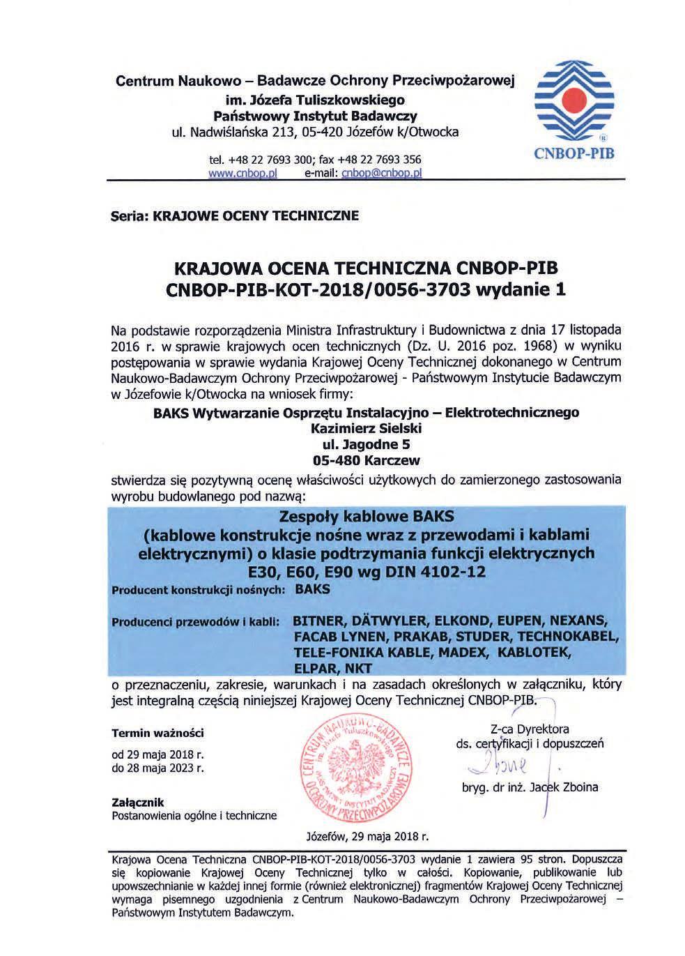 Krjow Ocen Techniczn