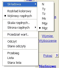 ABC wersja 6.2 46. Menu Siły wewn. Po wybraniu przycisku Siły wew. będzie moŝna poznać rozkład sił wewnętrznych. Domyślnie będą one rysowane jako rzędne odkładane prostopadle do osi elementu.
