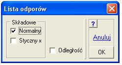 Działanie opcji Odczyt będzie zaleŝało od stanu przycisku [M]. Przy wyłączonym przycisku od razu po kliknięciu w tę opcję moŝna będzie wybierać miejsce odczytu.