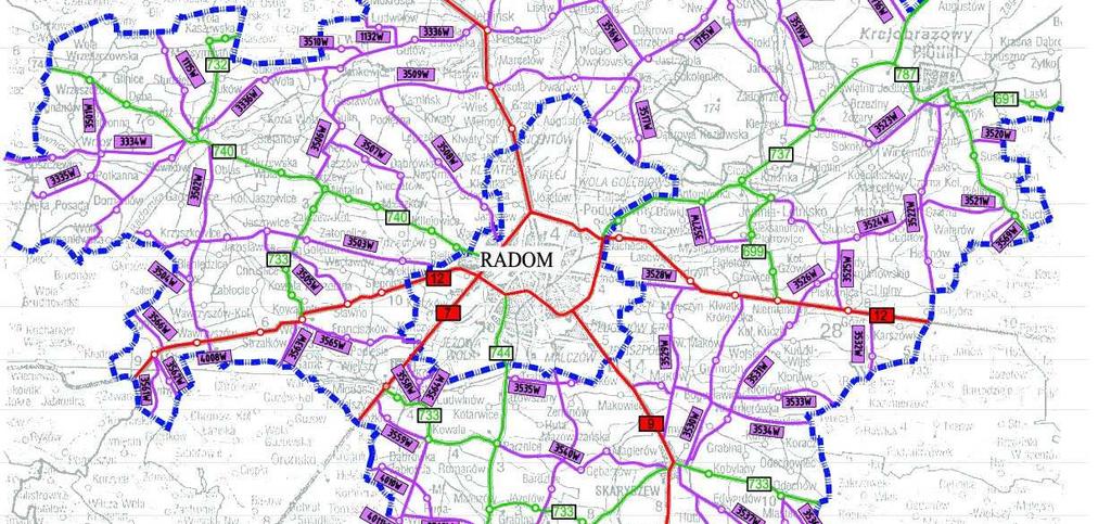 Zgodnie z ewidencją 521,2 km to drogi powiatowe zamiejskie o nawierzchni: