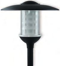 IP44 3x2,5mm² IK10 AC600LEDM 35W 3060 lm ø 600 ø 200 Konstrukcja > > Białe przeciwodblaskowe pierścienie - malowane proszkowo aluminium > > W modelach LED wewnątrz pierścieni przeciwodblaskowych