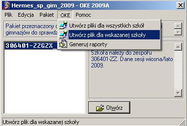 Uwaga: Po wydrukowaniu wprowadzonych danych o uczniach należy je zweryfikować (porównać z danymi w dokumentacji szkoły). Po zweryfikowaniu danych i ew.