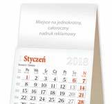 tygodni), linijka, miejsce na szybkie podręczne notatki; papier: karty offset 90 g/m 2 ; podkładka tektura 1,5 mm; wyklejka na podkładce (miejsce na nadruk