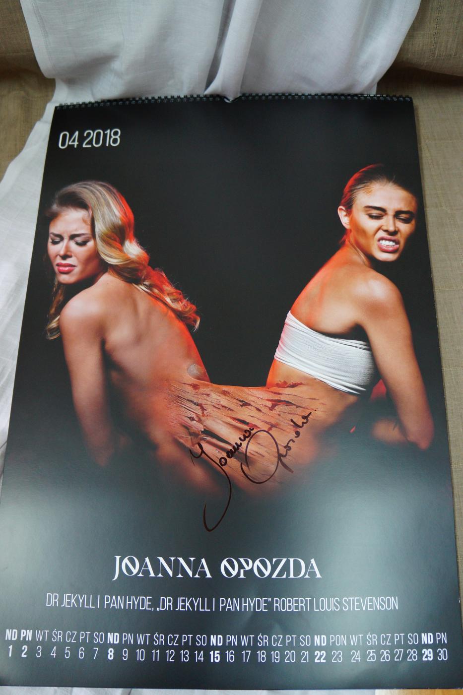 Ofiarodawca: Pani Joanna Opozda Aktorka Kalendarz ATM