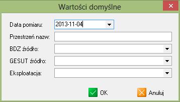 Istnieje możliwość definiowania warstwy na jakiej będzie umieszczany każdy z elementów obiektu.