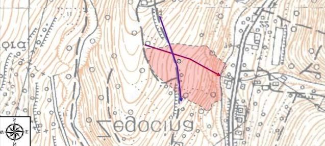 Przyk³adem zbocza o ma³ym zró nicowaniu KFG (19,3 22,2) jest osuwisko w Grybowie (ryc. 2), a zbocza o du ym zró nicowaniu KFG (24,8 36,5) osuwisko w egocinie (ryc. 3).