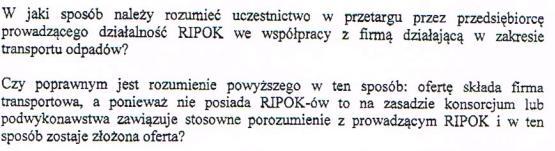 Roz. VI pkt 3 uzupełnia się o zapis Zamawiający zastrzega sobie prawo, przed podpisaniem umowy oraz w trakcie jej trwania, do przeprowadzenia