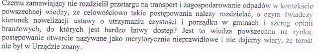 zbadanie jej wydajności i sprawdzenie bilansu poszczególnych strumieni odpadów zagospodarowanych przez