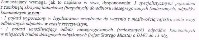 liczby worków przez liczbę posesji. Roz. VI Ad