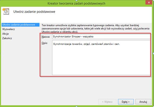 9.1 Windows 7, 8 i 10 Żeby uruchomić harmonogram zadań należy kolejno wybrać: start (Windows 7)/ aplikacje (Windows 8 i 10) panel sterowania system i zabezpieczenia narzędzia administracyjne