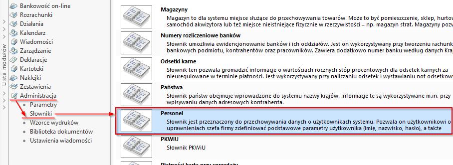 2.3 Tworzenie użytkownika Sfery Zalecane jest założenie nowego, niezależnego użytkownika w Subiekcie, za pomocą którego program