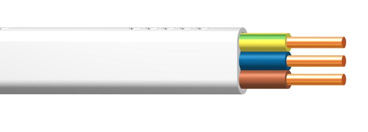 NKT instal YDYp, YDYpżo 300/500 V, 450/750 V Przewody elektroenergetyczne z izolacją PVC Installation cables with PVC NKT instal YDYp, YDYpżo 300/500 V, 450/750 V Norma PN-E- 90068 Standard