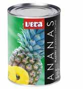 syropie Pineapple pieces in light syrup Ananas plastry w soku własnym Pineapple