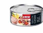 3888 5905370551 170 g 0 g 48 432 3888 5905370452 Tuńczyk rozdrobniony w strzępach w wodzie Tuna