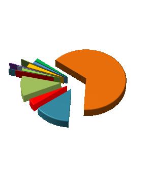 Leśnictwo i pozyskiwanie drewna Produkcja wyrobów z drewna i korka 2,1% 0,2% 1,2% 0,2% 1,3% 0,2% 0,1% 0,2% 1,5% 10,7% 3,4% 13,7% 65,3% Produkcja wyrobów stolarskich i ciesielskich dla budownictwa