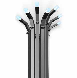 21 MULAWA DESIGN BAMBUS (BS) OŚWIETLENIE W KOMPLECIE / LIGHTING INCLUDED Moc LED / LED Power: 3 W Kąt rozsyłu / Distribution angle: 120 Napięcie / Voltage: 230V Trwałość / Lifespan: 20 000 h