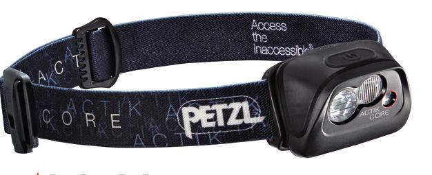 ACTIK CORE Latarka czołowa ACTIK CORE, z akumulatorem, o jasności 350 lumenów oraz mieszanej wiązce światła. Jest idealna do aktywności outdoorowych jak alpinizm, bieganie, trekking, biwak.