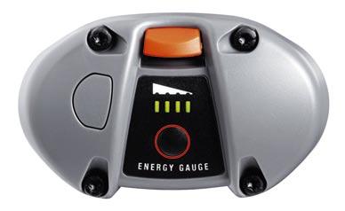 Akumulatory o wysokiej wydajności: - akumulator litowo-jonowy 2000 mah ma dużą pojemność, znakomicie sprawuje się w niskich temperaturach, ma niewielką wagę, - przycisk "test"- pokazujący poziom