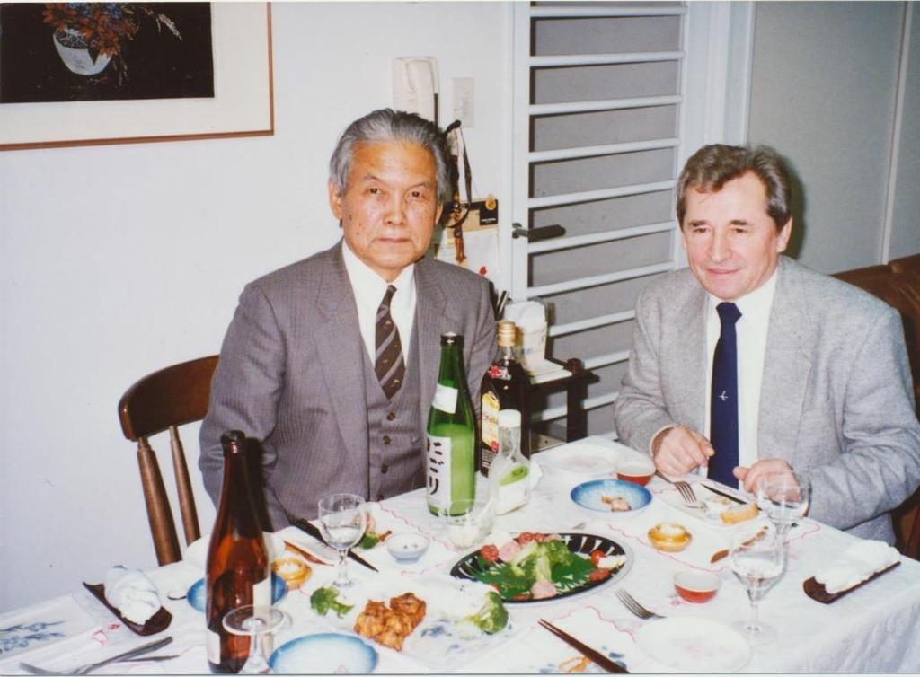 Wizyta w domu profesora Kazuo Bessho w Kanazawa, Japonia Uniwersytet