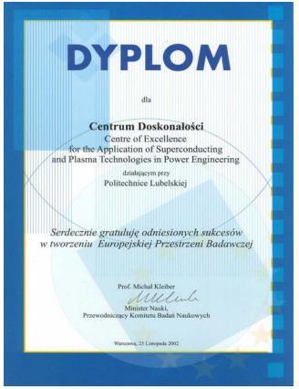 Centrum Doskonałości ASPPECT, w którym znalazły miejsce laboratoria zastosowań nadprzewodnikowych, technologii plazmowych, kompatybilności