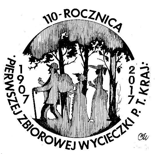 Punktem kulminacyjnym VII Wycieczki Jubileuszowej było złożenie kwiatów przy kamieniu z tablica pamiątkową. Tam przywitał zebranych Andrzej Matz prezes Oddziału Stołecznego PTTK im.