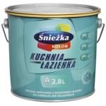 kw./litra - Cena: od 59,00 zł brutto Śnieżka: Kuchnia i Łazienka - Kolory: biały+7 nowych