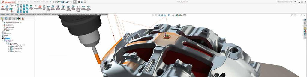 SolidCAM to zaawansowany i kompletny system CAM służący do programowania maszyn CNC w środowisku SOLIDWORKS!