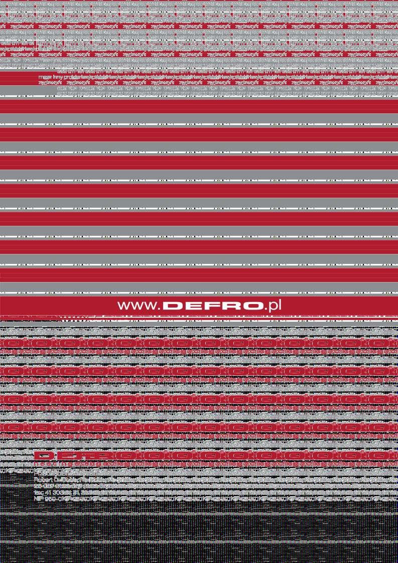 DEFRO Spółka z ograniczoną odpowiedzialnością Sp. k.