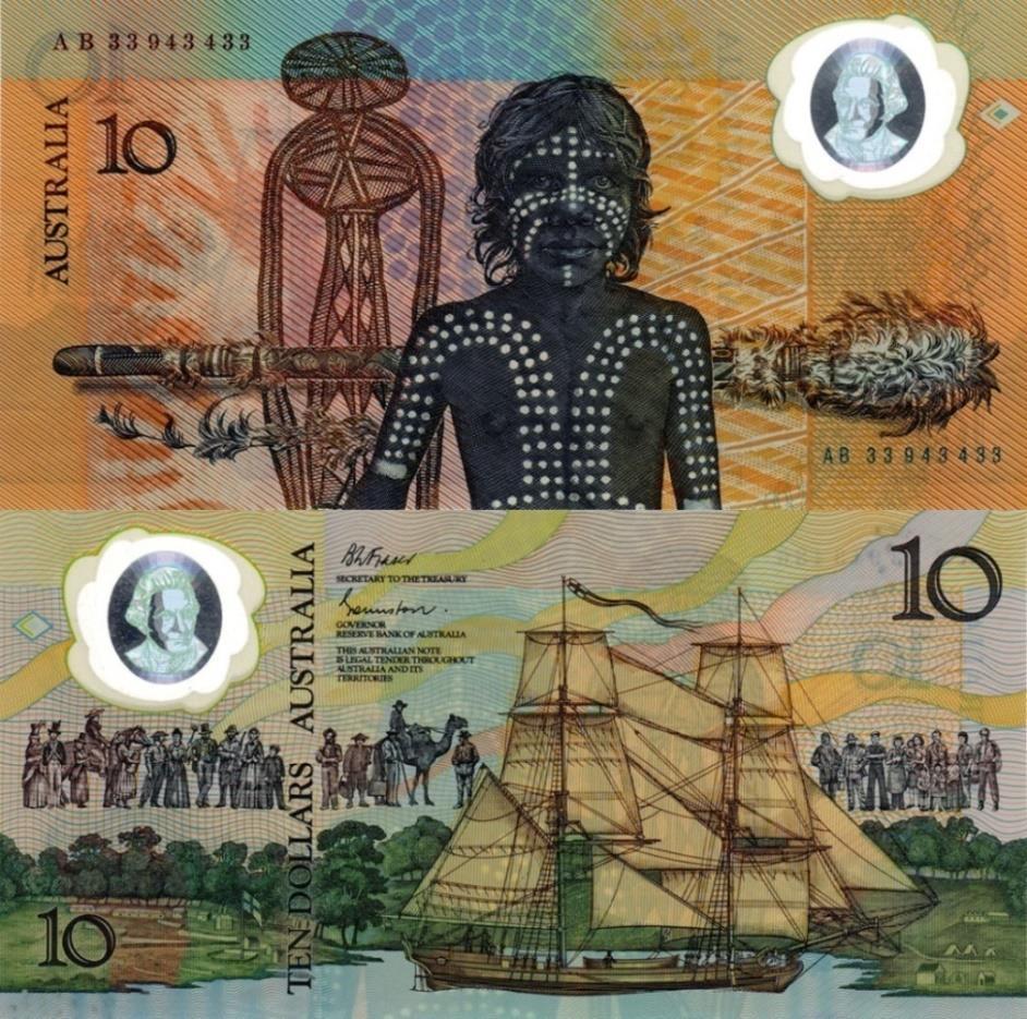 17 BANKNOTY NOWEJ GENERACJI Z AUSTRALII Adam Kuźnicki Sydney, Australia Pragnę w tym noworocznym wydaniu przedstawić wszystkim zainteresowanym polimerowe banknoty nowej generacji, jakie są obecnie