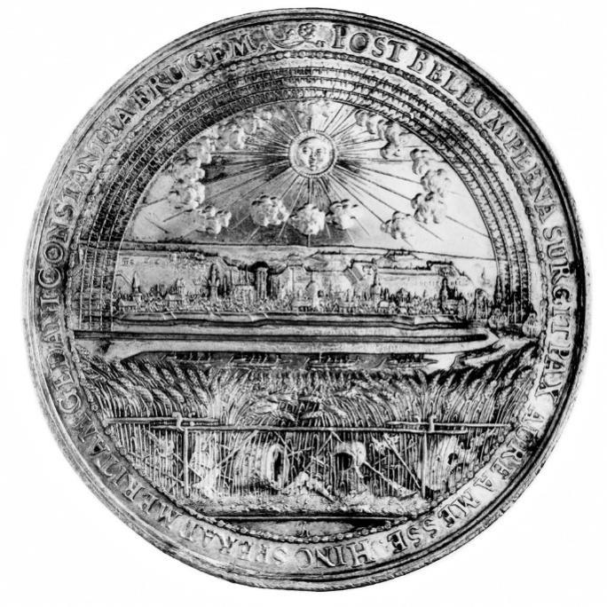 59 Medal upamiętniający pokój Oliwski z roku 1660 fot. Archiwum WCN Wróćmy jednak do numizmatów związanych z samym Władysławem IV Wazą.