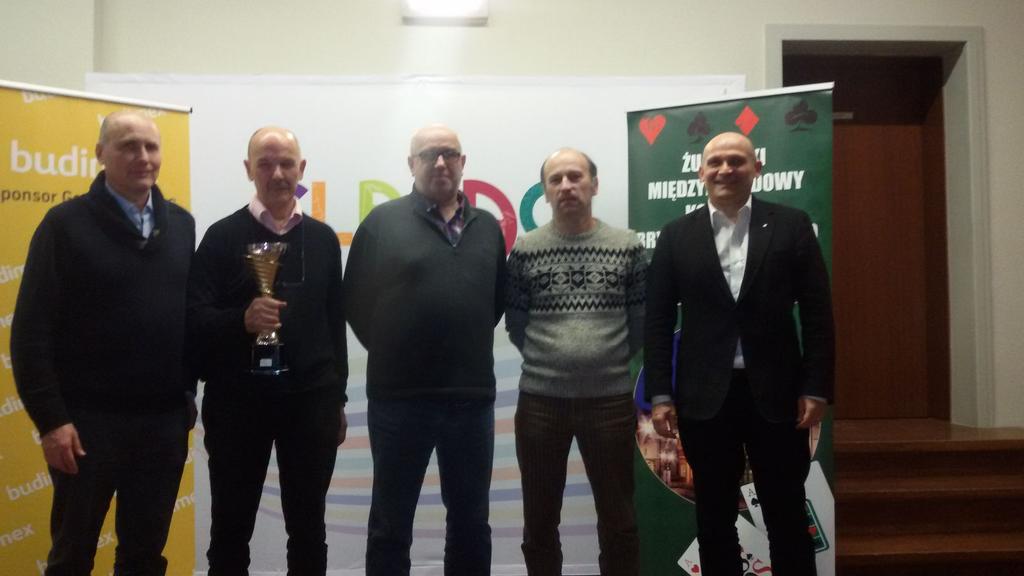 Leer 6. Ronneby I Kongresowy Turniej Par maksy (75 par) o Puchar Starosty Elbląskiego Macieja Romanowskiego 1. Bogusław Gierulski Adam Błachnio WP/KP 68,92 % 2.