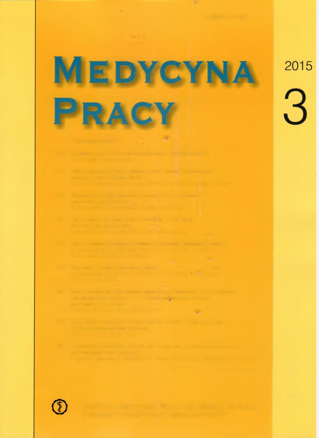 PL ISSN 0465-5893 PRACE ORYGINALNE 291 Zawodowe narażenie na wybrane izocyjaniany w polskim przemyśle S. Brzeźnicki, M.