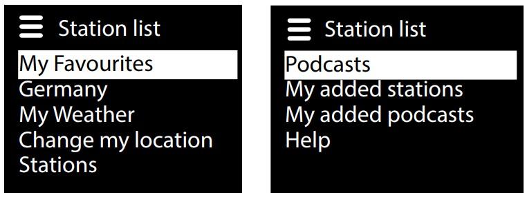 My Weather (Moja pogoda) Radio internetowe ma internetową usługę pogodową, z której można pobierać dane i prognozy pogody.