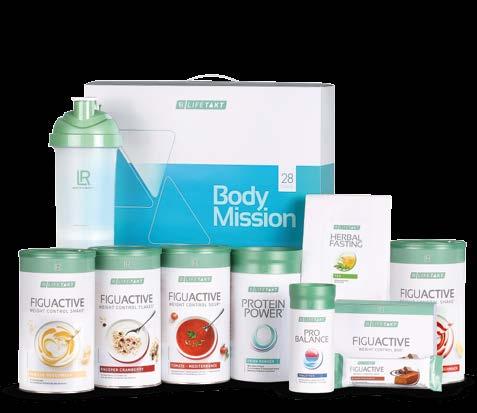 Ciesz się smakiem i żyj aktywnie LR LIFETAKT Body Mission to kompleksowy program wspierający Cię na drodze do wymarzonej wagi*.