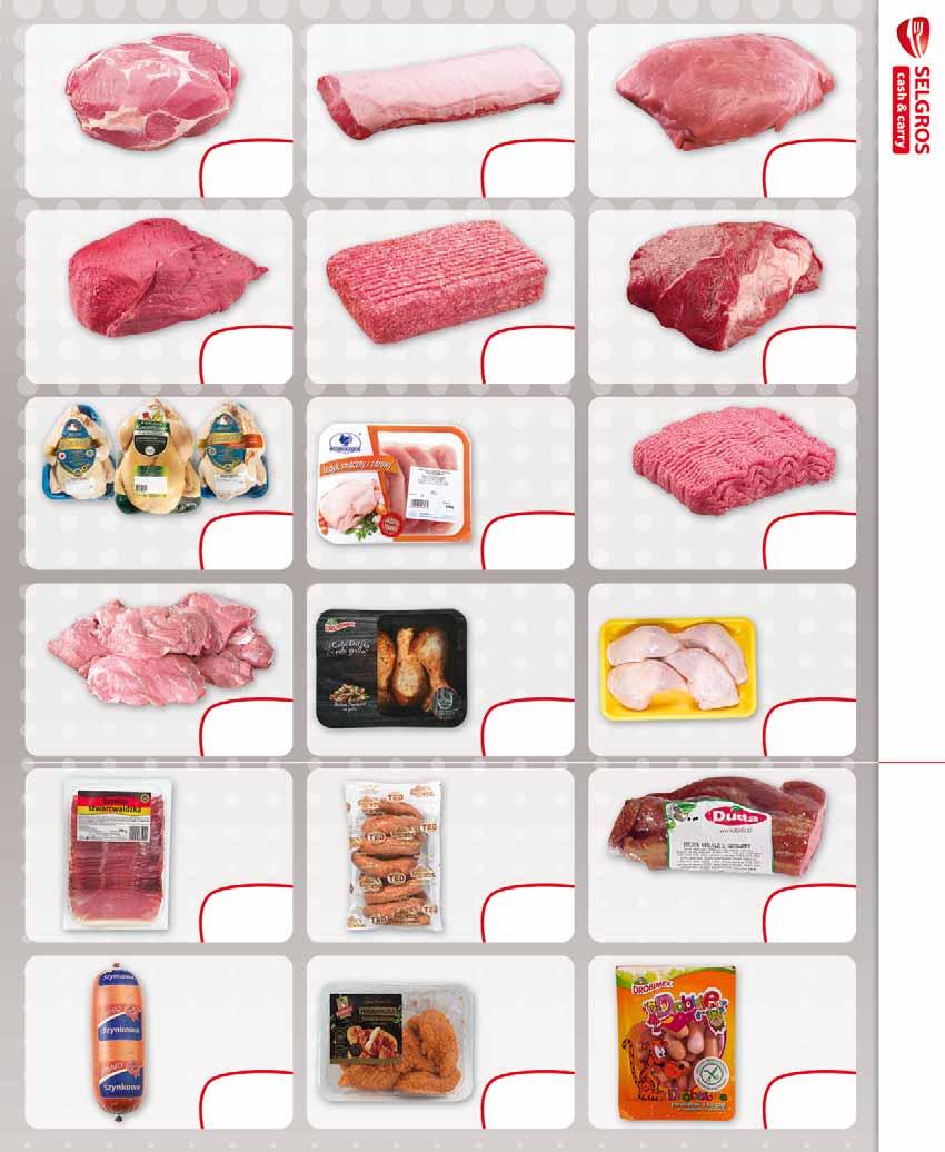 ŁOPATKA WIEPRZOWA BEZ KOŚCI BEZ SKÓRY EXTRA 9 z VAT 10.49 11 SCHAB WIEPRZOWY BEZ KOŚCI SZEROKI 11 z VAT 12.59 UDZIEC CIELĘCY BEZ KOŚCI 39 z VAT 41. UDZIEC WOŁOWY ZRAZOWA DOLNA 10 25 z VAT 27.
